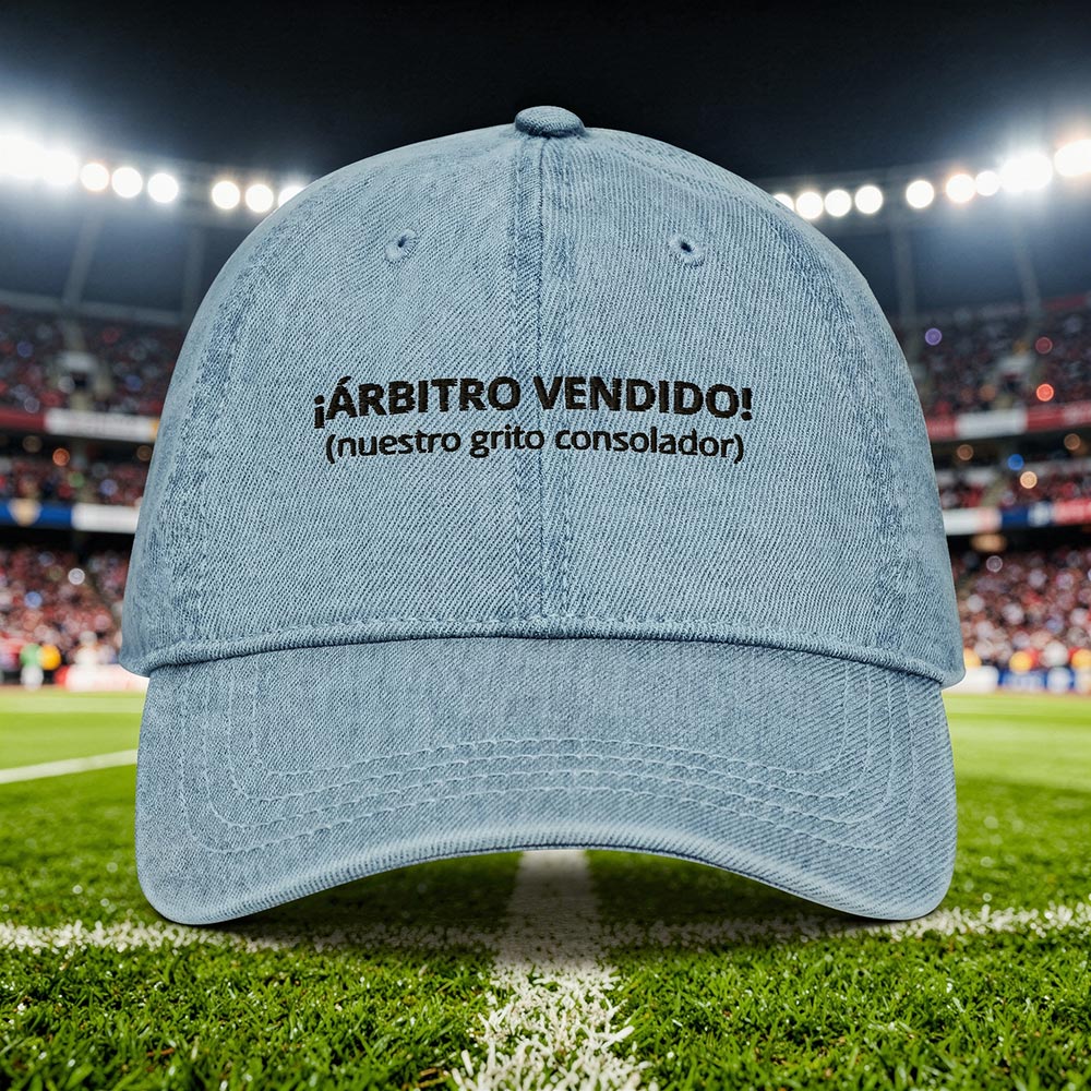 ÁRBITRO VENDIDO Gorra denim